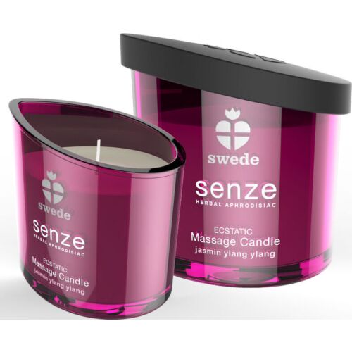 Swede Senze Ecstatic Massage Candle with Jasmine and Ylang Ylang