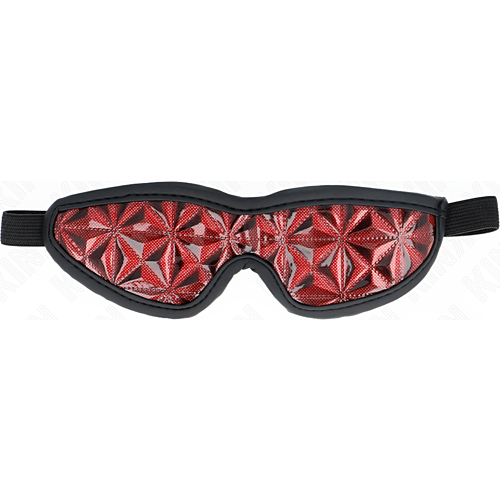 Eye Mask KINK Masked Allure Red Diamond Pattern