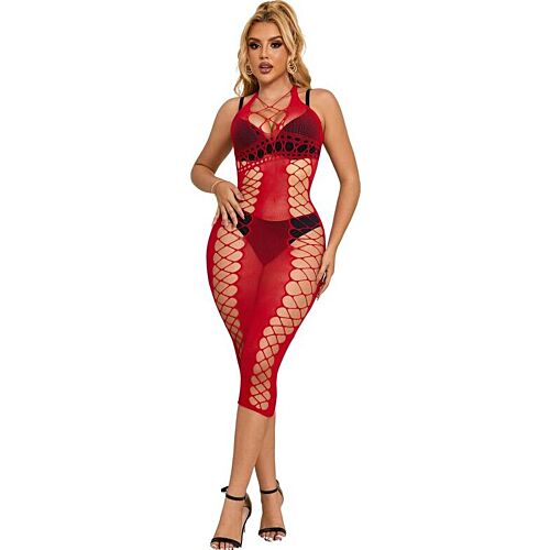 Long Babydoll Dress Sublime with Sexy Hollow Design