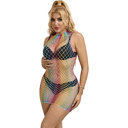 Sublime Dress 952433 Rainbow High Neck Sleeveless