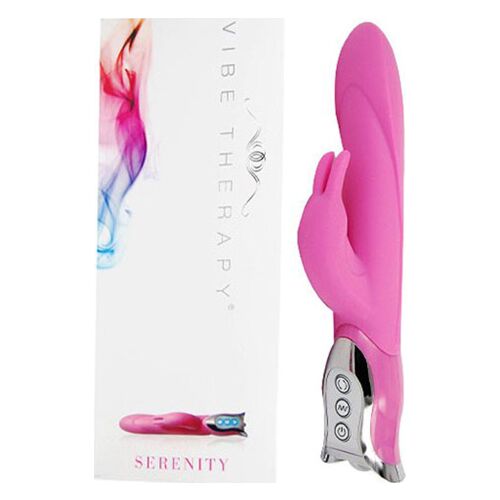 Rabbit Vibrator Vibe Therapy Serenity with Clitoral Stimulator