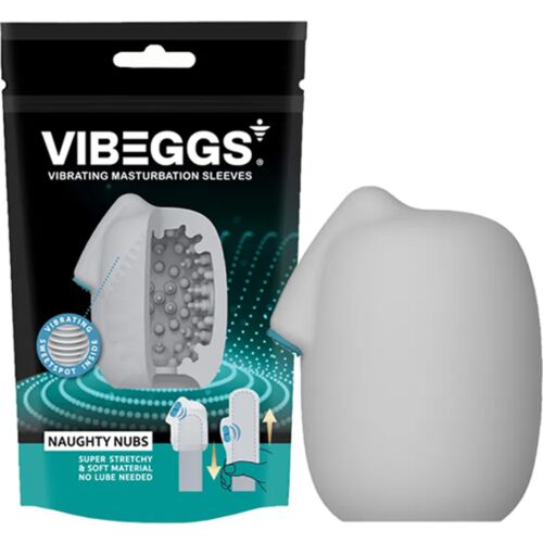 Vibeggs Naughty Nubs Masturbator Sleeve with Vibration