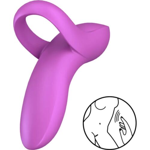 Satisfyer Bold Lover Finger Vibrator with 12 Vibration Modes