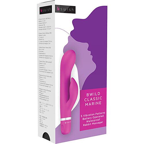 B SWISH BWILD CLASSIC Rabbit Vibrator with G-Spot Focus
