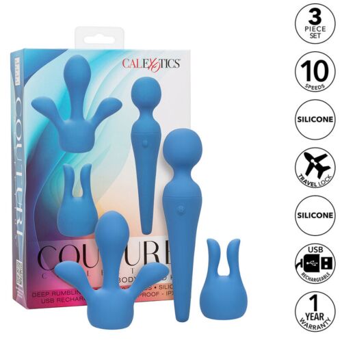 Wand Vibrator CALEXOTICS Couture Kit with 10 Vibrations