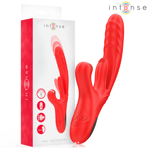 INTENSE FUN KAROL Multifunction Vibrator with Thrusting & Suction