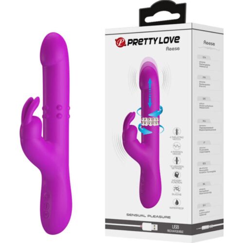 Rabbit Vibrator Pretty Love Reese with Rotation