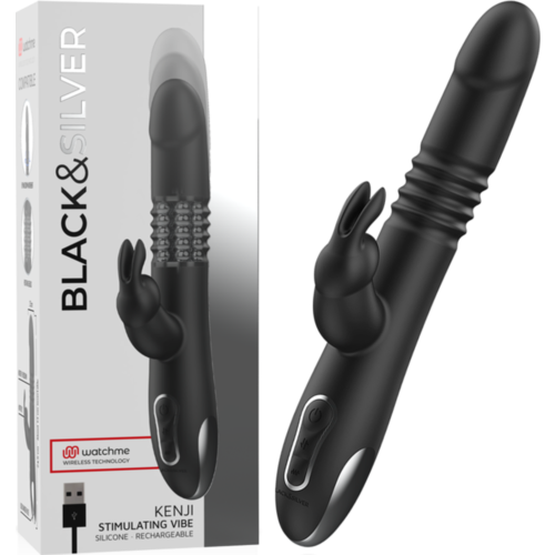BLACK&SILVER Kenji G‑Spot Up & Down Vibrator