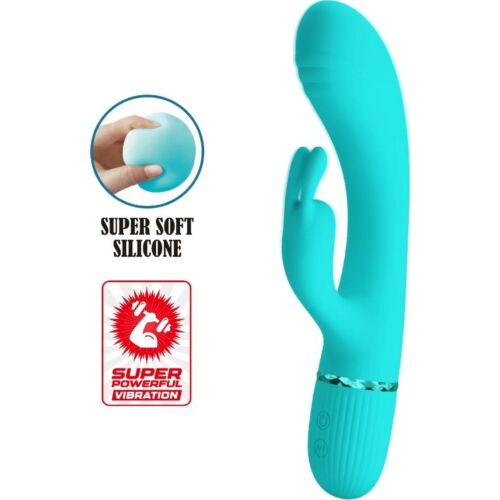 PRETTY LOVE Scocco Rabbit Vibrator Curved Head