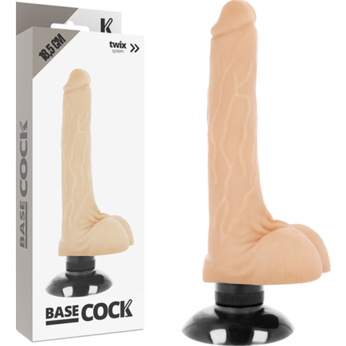 Realistic Vibrator BASECOCK 18.5cm with Suction Base
