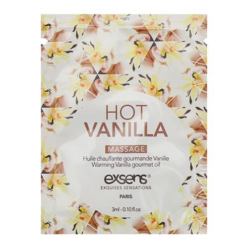 Warming Massage Oil Exsens Hot Vanilla Sachet 3ml