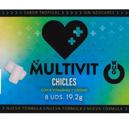 Functional Chewing Gum WUG GUM WUG MULTIVIT for Relaxation