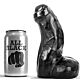 ALL BLACK Realistic 17cm Silicone Dildo