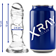 X RAY Clear Dildo 12 cm - Realistic and Transparent