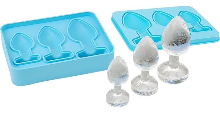 Butt Plug Ice Cube Tray Loving Joy Three Sizes