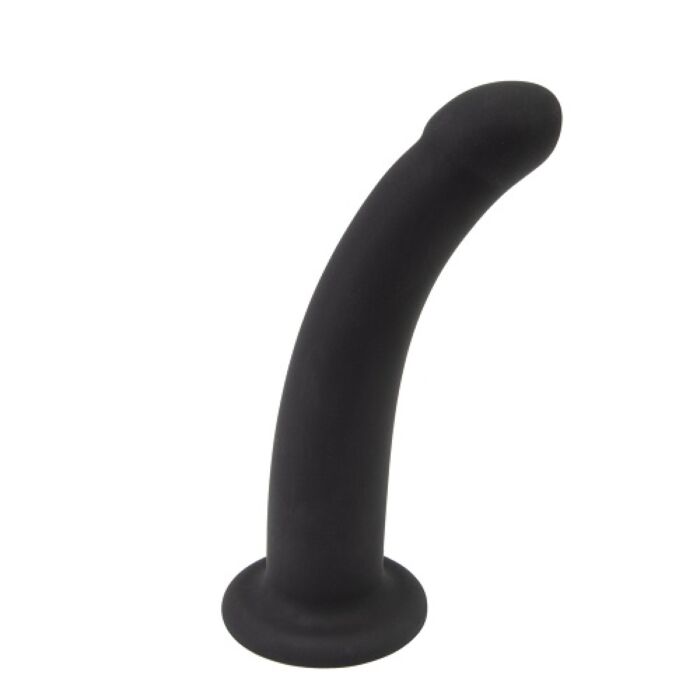 Loving Joy Curved 5 Inch Silicone Dildo with Suction Cup Loving Joy Curved 5 Inch Silicone Dildo with Suction Cup