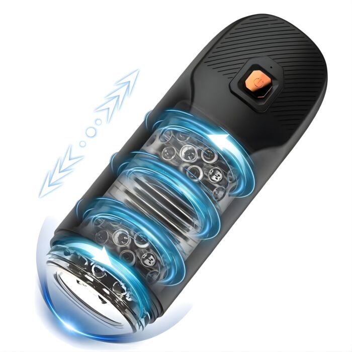 Rev Rotating and Thrusting Male Masturbator Rev Rotating and Thrusting Male Masturbator
