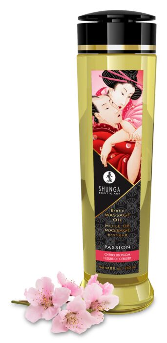 Shunga Massage Oil Cherry Blossom