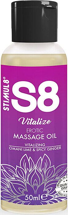 Aceite de masaje erótico STIMUL8 S8 Vitalize Aceite de masaje erótico STIMUL8 S8 Vitalize