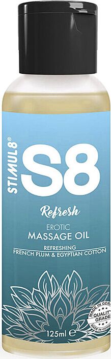 Aceite de masaje STIMUL8 S8 Refresh 125 ml Aceite de masaje STIMUL8 S8 Refresh 125 ml