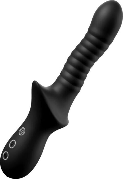 Anal Massager FETISH FANTASY ELITE Pleasure Wave Rechargeable Black