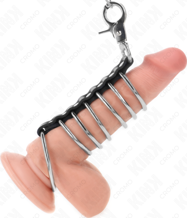 Anillo Pene KINK 7 Anillos Metal Control Placer Anillo Pene KINK 7 Anillos Metal Control Placer