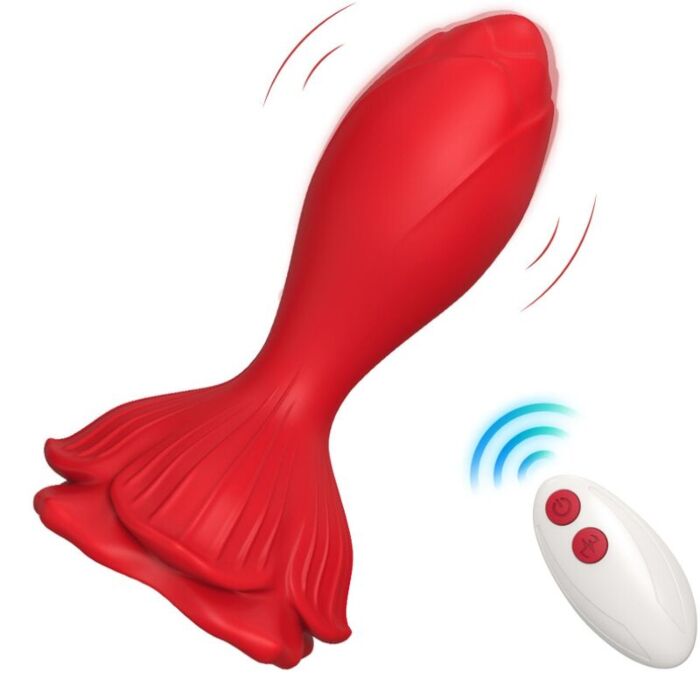 ARMONY - PINK VIBRATOR & ANAL PLUG SMALL REMOTE CONTROL RED ARMONY - PINK VIBRATOR & ANAL PLUG SMALL REMOTE CONTROL RED