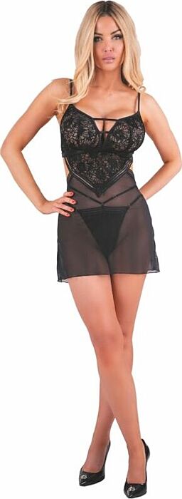 Babydoll Negro Livco Corsetti Orana Oazza Sexy