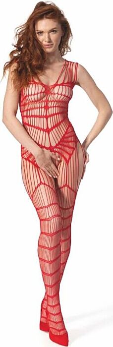 Bodystocking Rojo PASSION - Diseño Sexy y Elegante Bodystocking Rojo PASSION - Diseño Sexy y Elegante