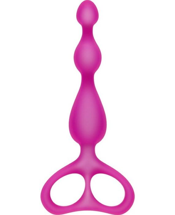 S Pleasures Shorty Plum Anal Beads for Beginners