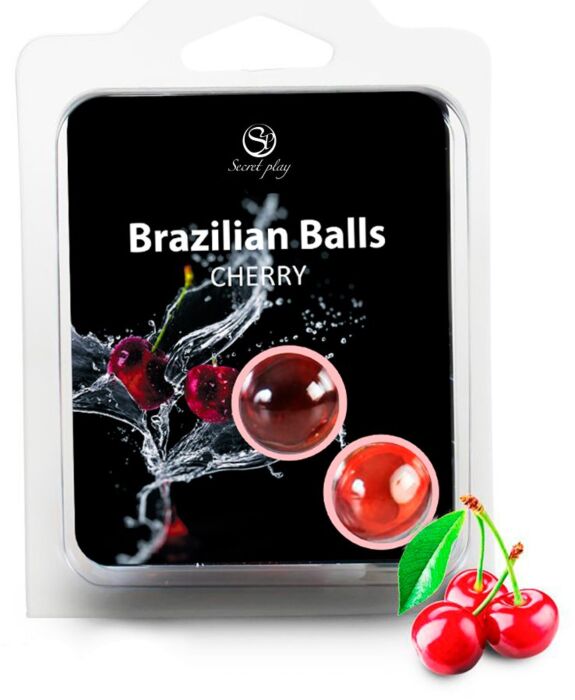 Brazilian Balls Secretplay Cherry Flavoured Lubricant Set Brazilian Balls Secretplay Cherry Flavoured Lubricant Set