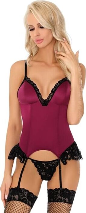Corset Livco Corsetti Agrafena Burdeos Sexy Corset Livco Corsetti Agrafena Burdeos Sexy