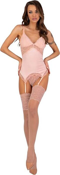 Corset Livco Corsetti Persinne Peach Set Sexy