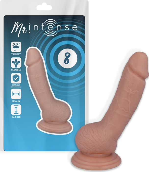 Dildo MR. INTENSE 8 PENE REALÍSTICO 17.6 CM Dildo MR. INTENSE 8 PENE REALÍSTICO 17.6 CM