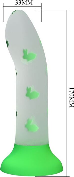 Dildo Pretty Love Magical Nightfall Luminoso Verde Dildo Pretty Love Magical Nightfall Luminoso Verde