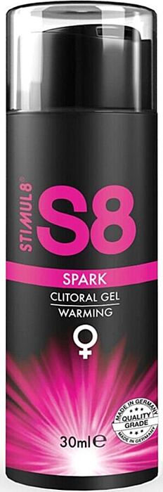 Gel clitorídeo STIMUL8 S8 Spark efecto calor Gel clitorídeo STIMUL8 S8 Spark efecto calor