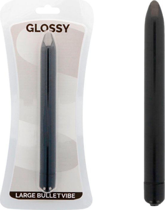 Glossy slim vibrador negro Glossy slim vibrador negro