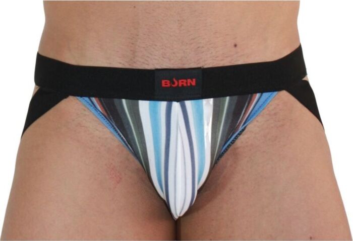 Jockstrap BURN 009 Multicolor Negro - Estilo Único Jockstrap BURN 009 Multicolor Negro - Estilo Único