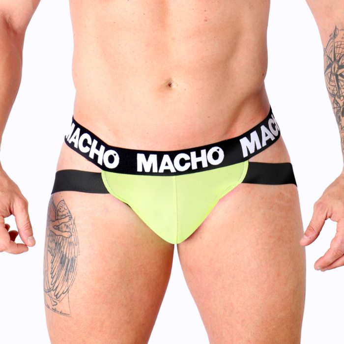 Jockstrap MACHO MX28FA Amarillo XL Soporte Perfecto Jockstrap MACHO MX28FA Amarillo XL Soporte Perfecto