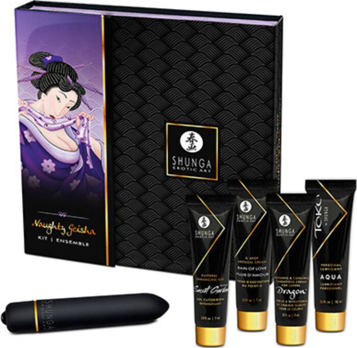 Kit de Parejas SHUNGA Geisha Naughty con 10 velocidades Kit de Parejas SHUNGA Geisha Naughty con 10 velocidades