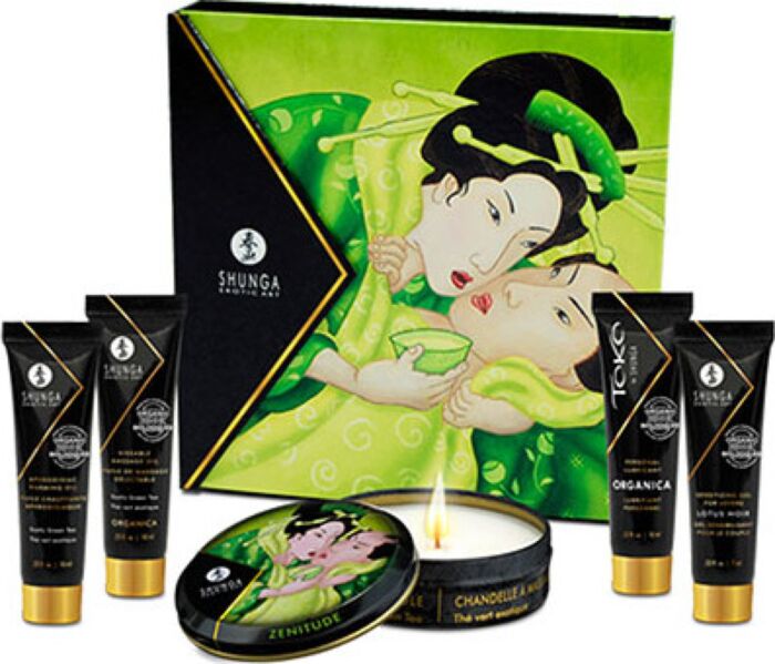 Kit erótico Shunga Kits Secret Geisha Té Verde Kit erótico Shunga Kits Secret Geisha Té Verde