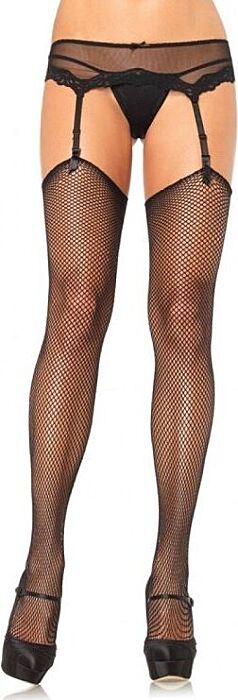 Leg avenue medias de red sin silicona autoadherente superior Leg avenue medias de red sin silicona autoadherente superior