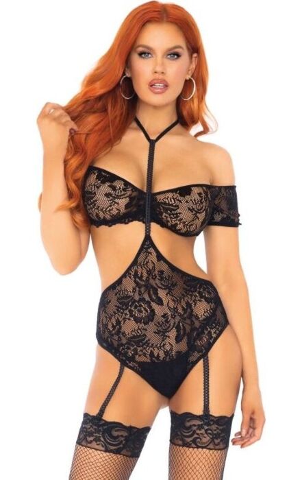 Teddy Set Leg Avenue Two-Piece Lingerie
