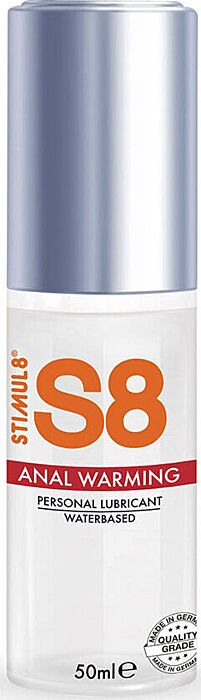 Lubricante anal STIMUL8 S8 efecto calor 50 ml Lubricante anal STIMUL8 S8 efecto calor 50 ml