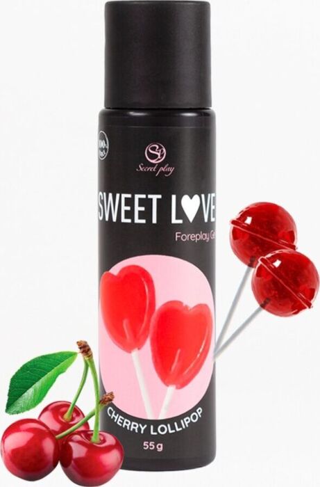 Lubricante comestible SECRETPLAY Cereza Lollipop 60 ml Lubricante comestible SECRETPLAY Cereza Lollipop 60 ml