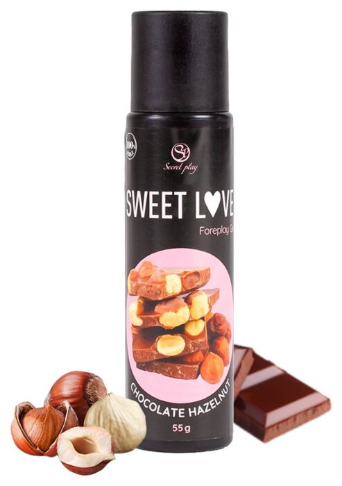 Lubricant SECRETPLAY Sweet Love Chocolate with Hazelnut 60ml Edible