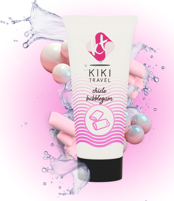 Lubricante KIKÍ TRAVEL 50 ml con Sabor a Chicle Lubricante KIKÍ TRAVEL 50 ml con Sabor a Chicle