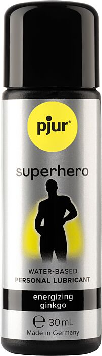 Lubricante Pjur Superhero 30 ml con Ginkgo y retardante Lubricante Pjur Superhero 30 ml con Ginkgo y retardante
