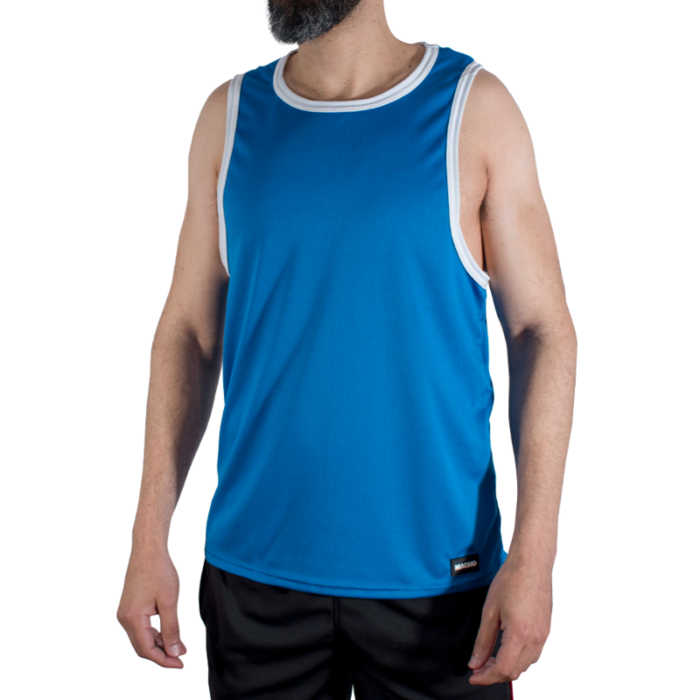 MACHO - CMV002 BLUE GYM T-SHIRT S/M MACHO - CMV002 BLUE GYM T-SHIRT S/M