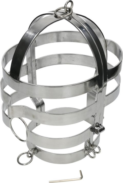 METAL HARD - MASCARA CON COLLAR ACERO METAL HARD - MASCARA CON COLLAR ACERO